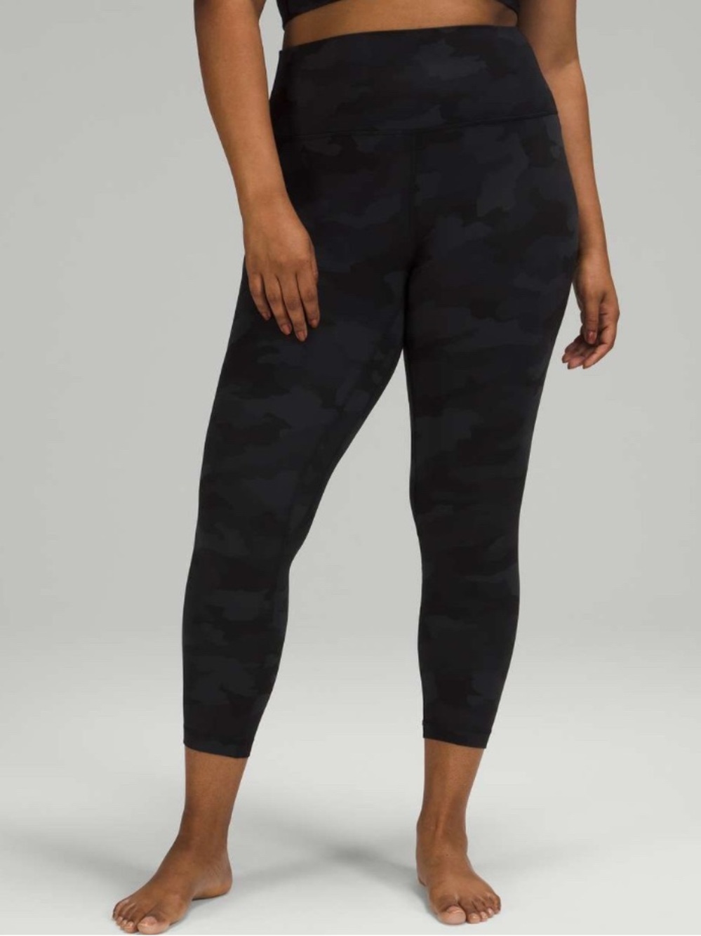 Lululemon Align High-Rise Pant 25" size 2 Heritage 365 Camo Deep Coal Multi